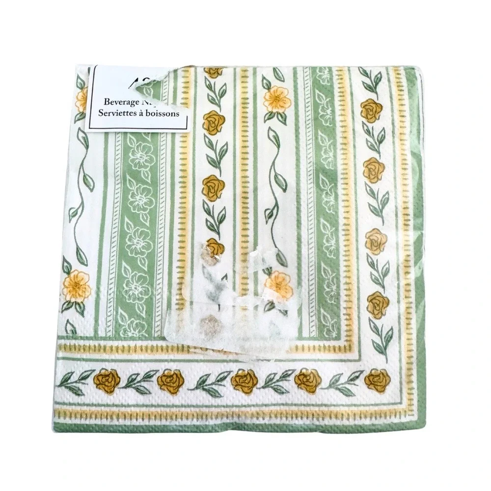 NIP Premium & Elegant Paper Beverage Napkin Bundle Set of 4 Packs Of 40